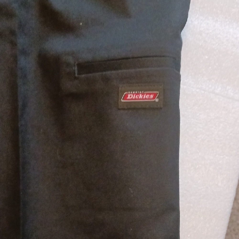****Dickies Black Men's Flat Front Work Shorts Size 34 X 13 - Picture 5 of 6